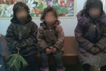 В Краматорске у неблагополучной матери забрали троих детей прямо с помойки