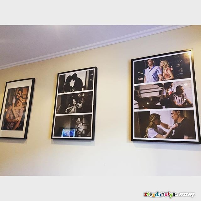 Супруг Бородиной украсил свой офис ее фотографиями