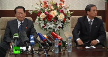 Проходит прямая трансляция пресс-конференции посла Северной Кореи в Москве