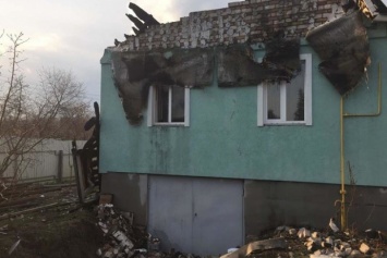 В Киеве сгорел частный дом