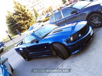 В Харькове замечен кабриолет Ford Mustang с эксклюзивным тюнингом
