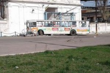 В Лисичанске ДТП троллейбуса привела к закрытию последнего маршрута