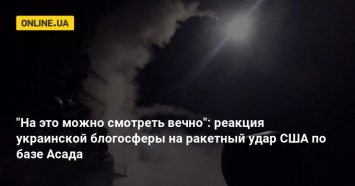 "На это можно смотреть вечно": реакция украинской блогосферы на ракетный удар США по базе Асада