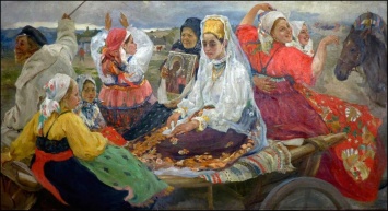 В Липецке представят картину Александра Бичкури «Свадебный поезд»