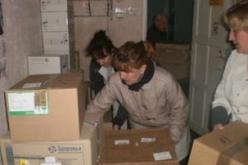 Красный Крест доставил партию медикаментов в Донбасс