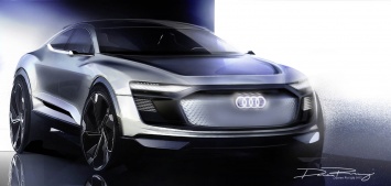 Audi E-Tron Concept оказался спортивным кросс-купе