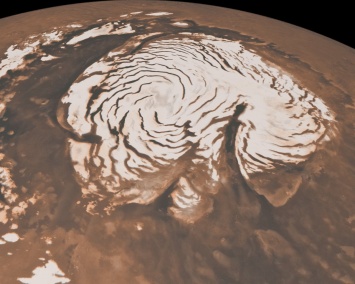 Ученые опубликовали удивительные снимки "зимнего Марса"