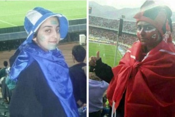 На футбольном матче в Иране арестовали переодетых мужчинами болельщиц