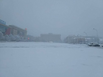 Отмена рейсов, электричек и упавшие деревья: в Харькове продолжается апрельский снегопад