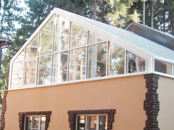 Зимний сад на крыше - решение для небольших домов