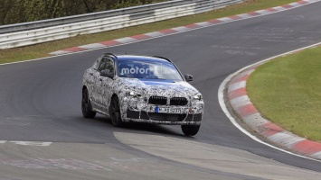 BMW X2 испытывается на Нюрбургринге