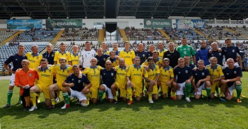 Сборная Украины среди ветеранов проведет два матча в Каховке