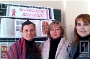 Криворожская рукодельница Марианна Любас встретилась со студентами