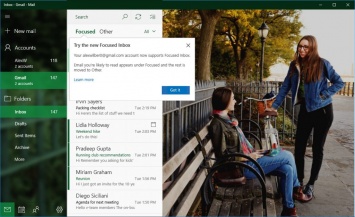 Gmail получает дополнительные возможности в Почте и Календаре Windows 10