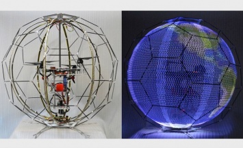 В Японии разработали первый в мире сферический беспилотный дисплей
