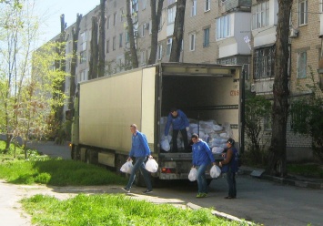 Гуманиратная помощь из Венгрии снова в Херсоне