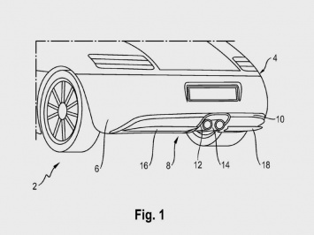 Porsche запатентовала активный диффузор