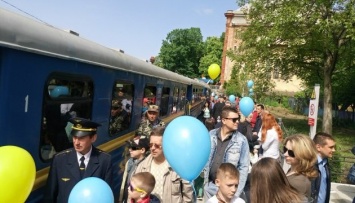 Ужгородская детская железная дорога открыла летний сезон
