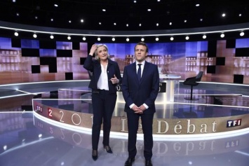 Во Франции прошли дебаты Ле Пен и Макрона в преддверии второго тура выборов