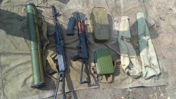 На Луганщине обнаружен очередной тайник с оружием и боеприпасами