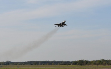 Появились фото командирских полетов бригады тактической авиации "Центр" на Миг-29