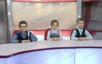 Воспитанники бердянской школы-интерната побывали в роли ТВ-ведущих