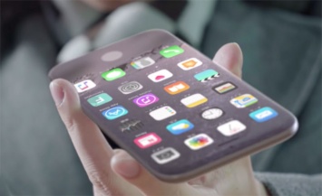 Сеть взорвал концепт юбилейного iPhone 8: «безграничный» экран, беспроводная зарядка, встроенный в дисплей Touch ID