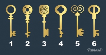 Выберите ключ, которым вы открыли бы старый сундук. Это расскажет о вас больше, чем вы думаете