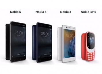 Россия: Nokia 3310 уже в продаже, Nokia 3, Nokia 5 и Nokia 6 появятся в июне