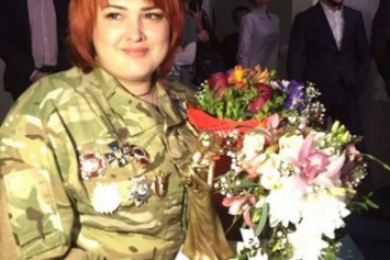 Боец батальона «Луганск 1» получила награду «Мама военнослужащая»