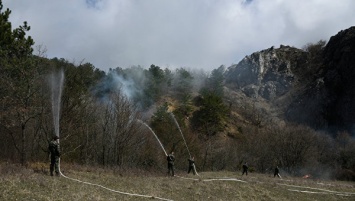 Лесные пожары в Крыму отследят с помощью спутников