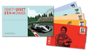 В Канаде выпустили почтовые марки в честь Формулы 1