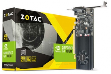 Графические карты ZOTAC на основе GeForce GT 1030