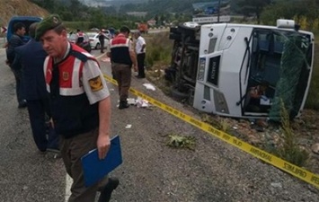 В Турции перевернулся автобус с украинцами: 18 раненых