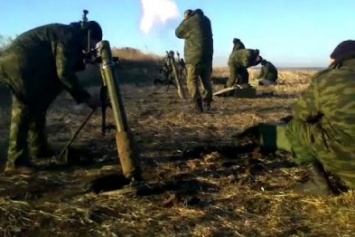 Боевики из минометов обстреляли позиции вблизи Мариуполя