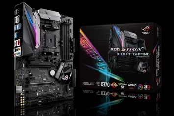 Плата ASUS ROG Strix X370-F Gaming позволит сформировать игровой ПК на платформе AMD