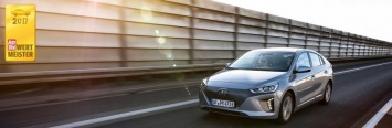 Hyundai IONIQ Electric признан лучшим электромобилем в сегменте