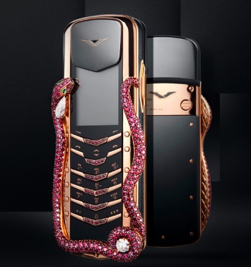 Vertu представила мобильный телефон из рубинов, стоимостью 360 тысяч долларов