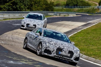 Купе 2017 Audi A5 заметили на Нюрбургринге