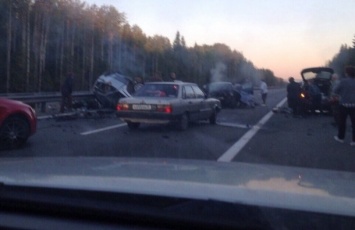 В Ленобласти на Новоприозерском шоссе в массовом ДТП погибли 2 человека