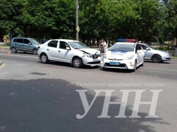 ДТП с полицейскими в Борисполе: есть пострадавшая