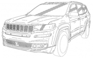 Jeep запатентовал дизайн 7-местного SUV: Grand Wagoneer или Yuntu?