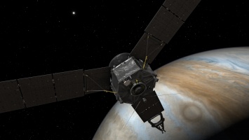 Получены первые результаты наблюдений Юпитера зондом Juno