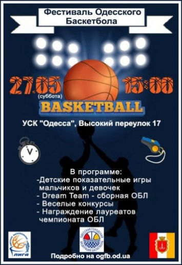 Фестиваль баскетбола проведут в Одессе