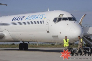 В Херсонском аэропорту встретили первый чартерный рейс из Турции