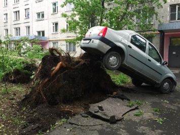 Апокалипсис и сорванные крыши: на Москву обрушился сильнейший ураган