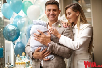 Николай Тищенко и его жена покрестили сына: эксклюзив Viva!