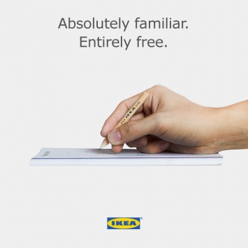 IKEA спародировала Apple Pencil в собственной рекламе