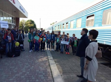 Дети Луганщины отправились отдыхать на Ивано-Франковщину