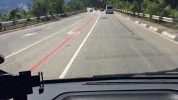Руководитель Службы автомобильных дорог РК объяснил "красную сплошную" на дорогах Ялты
